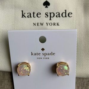 kate spade Jewelry - Kate Spade Glitter Opal Gold Earrings kate spade Jewelry - Kate Spade Glitter Opal Gold Earrings